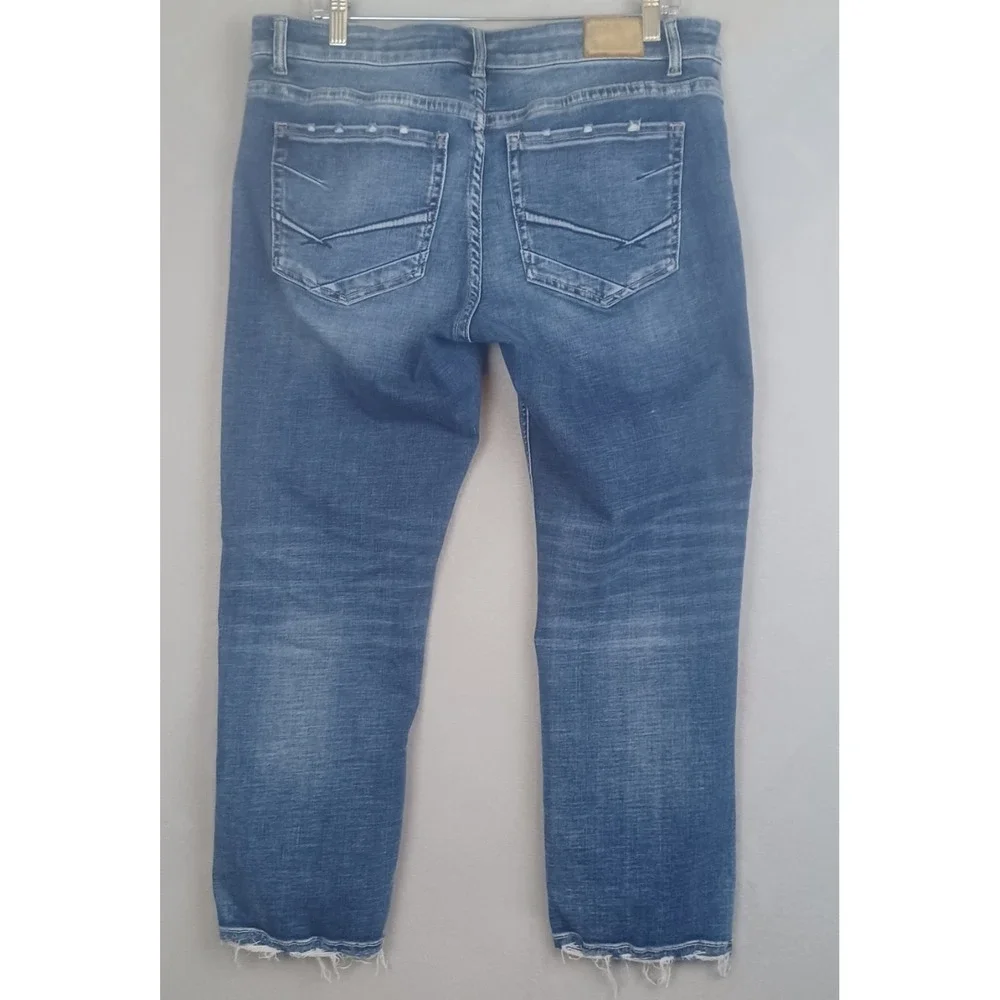 BKE Payton Jeans Womens 31 (fits 34X24) Mid RiseUniversal Fit Straight Leg